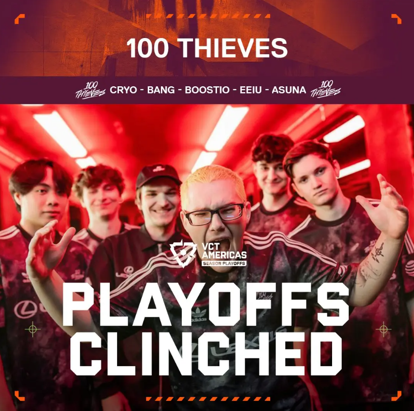 Le choc des titans EG vs 100 Thieves au VCT 2024 Americas Stage 2