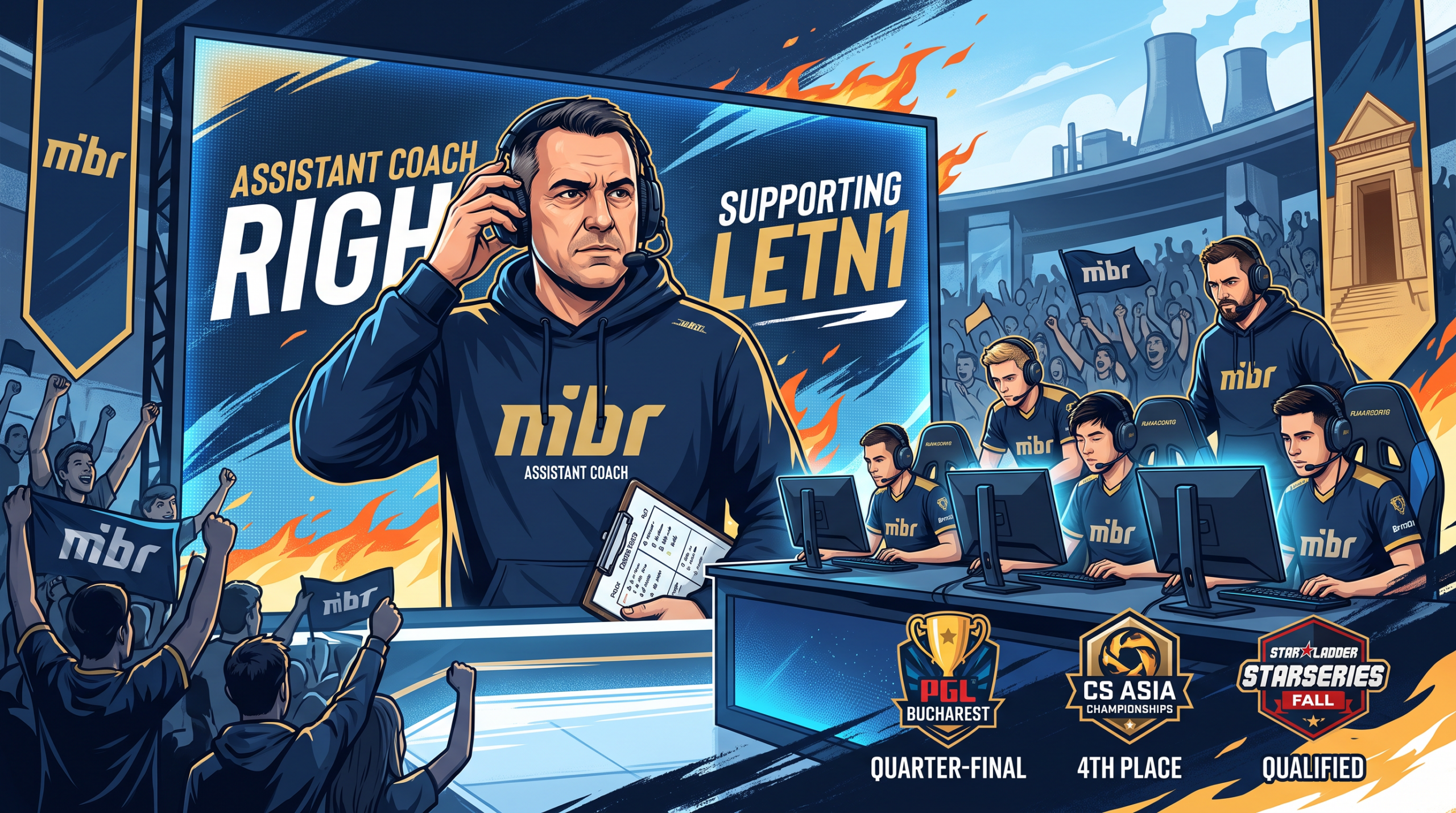 MIBR, CS2 로스터에 righi를 어시스턴트 코치로 영입