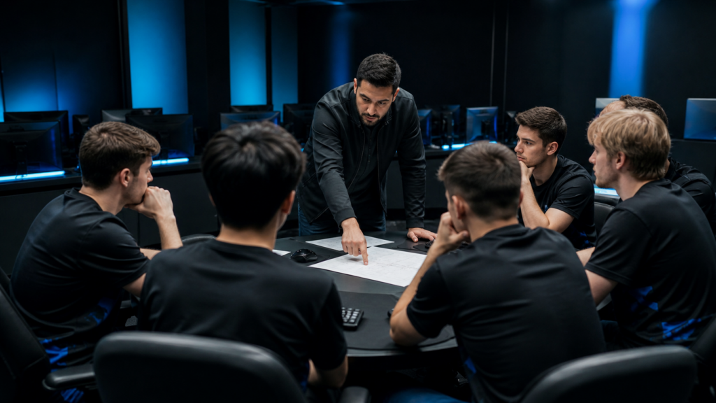 Briefing tactique du nouveau roster Counter-Strike