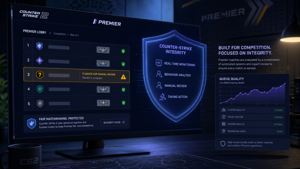 CS2 Premier matchmaking integrity review