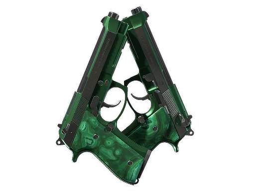 Dual Berettas | Polished Malachite