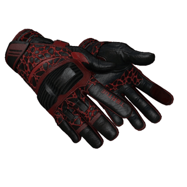 ★ Moto Gloves | Blood Pressure (Well-Worn)
