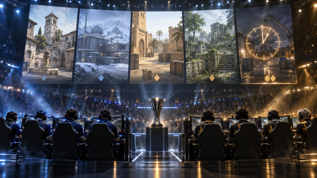 Fünf Arena-Karten stehen für das lange große Finale zwischen 3DMAX und Luminosity