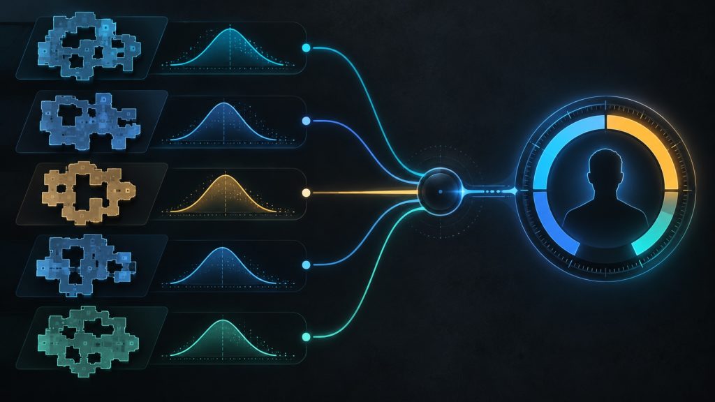 Des modèles tactiques distincts par carte alimentent un système de notation équilibré